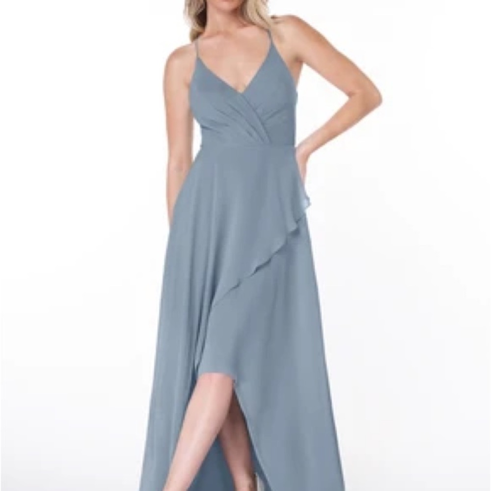 Elegant Blue Women's Dress